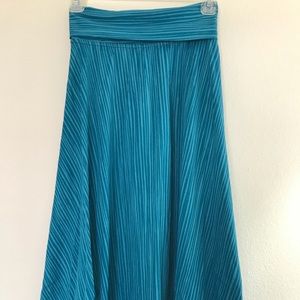 Patagonia Morning Glory Fold Over Skirt Teal